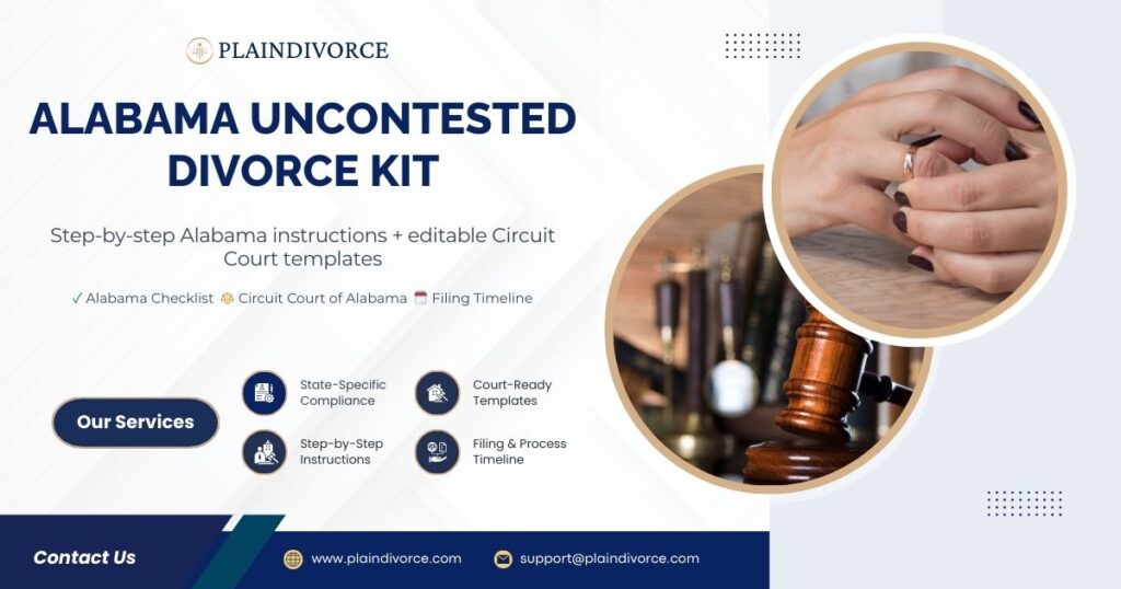 Alabama Uncontested Divorce Kit