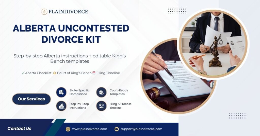 Alberta Uncontested Divorce Kit
