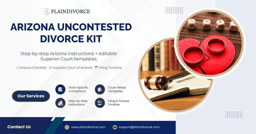 Arizona Uncontested Divorce Kit