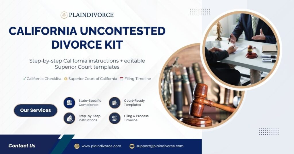 California Uncontested Divorce Kit
