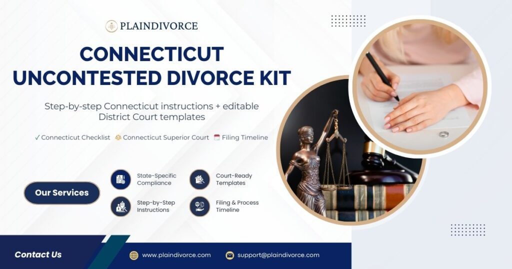 Connecticut Uncontested Divorce Kit