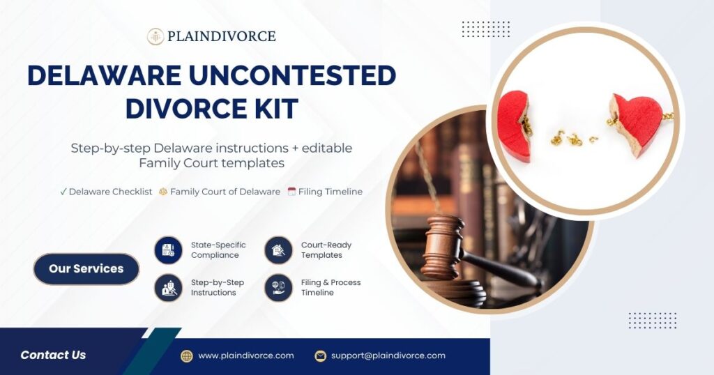 Delaware Uncontested Divorce Kit