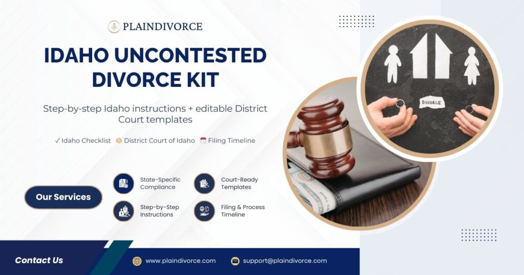 Idaho Uncontested Divorce Kit