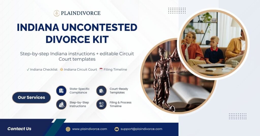 Indiana Uncontested Divorce Kit