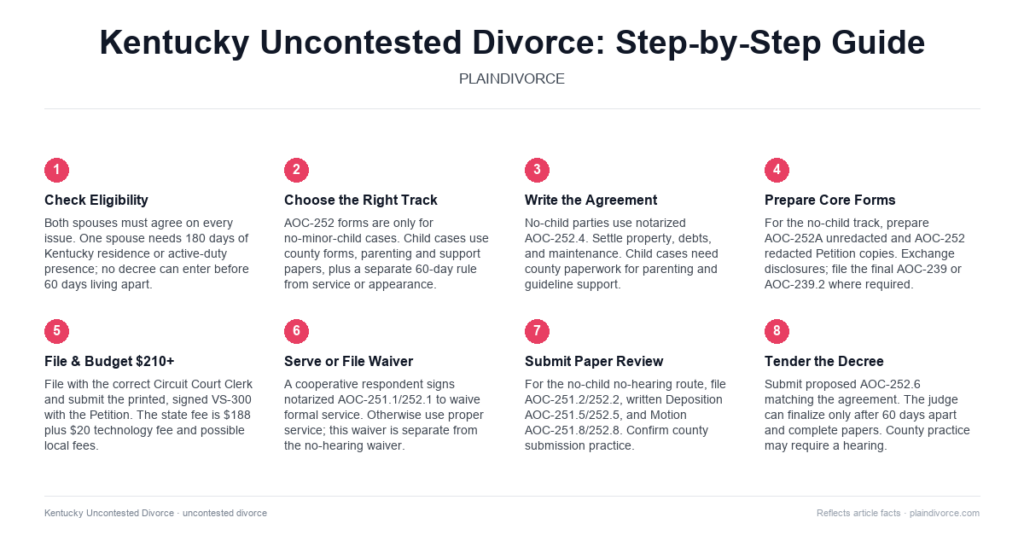 Guide to Uncontested Divorce in Kentucky