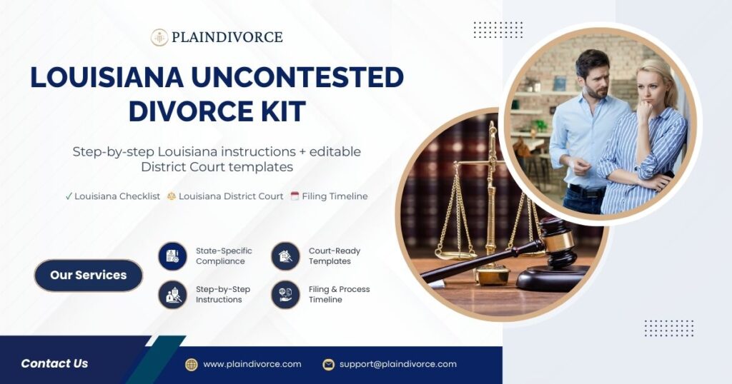 Louisiana Uncontested Divorce Kit