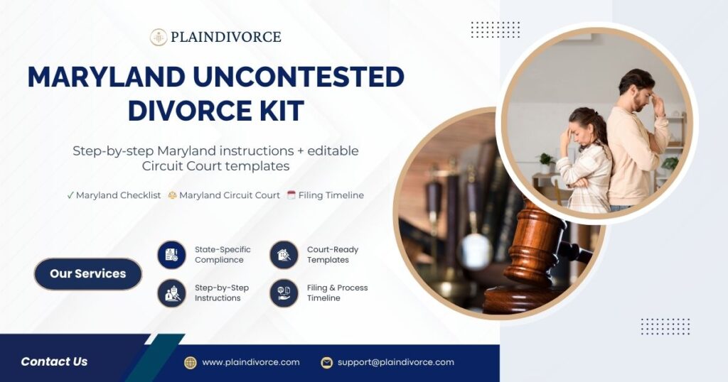 Maryland Uncontested Divorce Kit