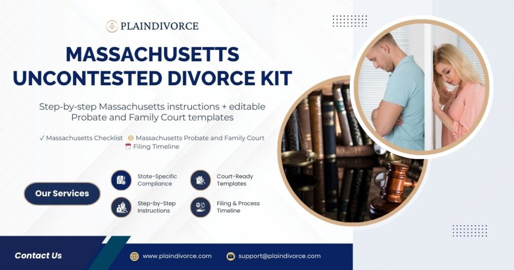 Massachusetts Uncontested Divorce Kit