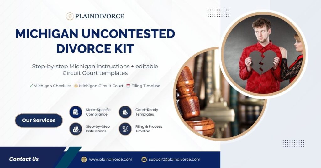 Michigan Uncontested Divorce Kit