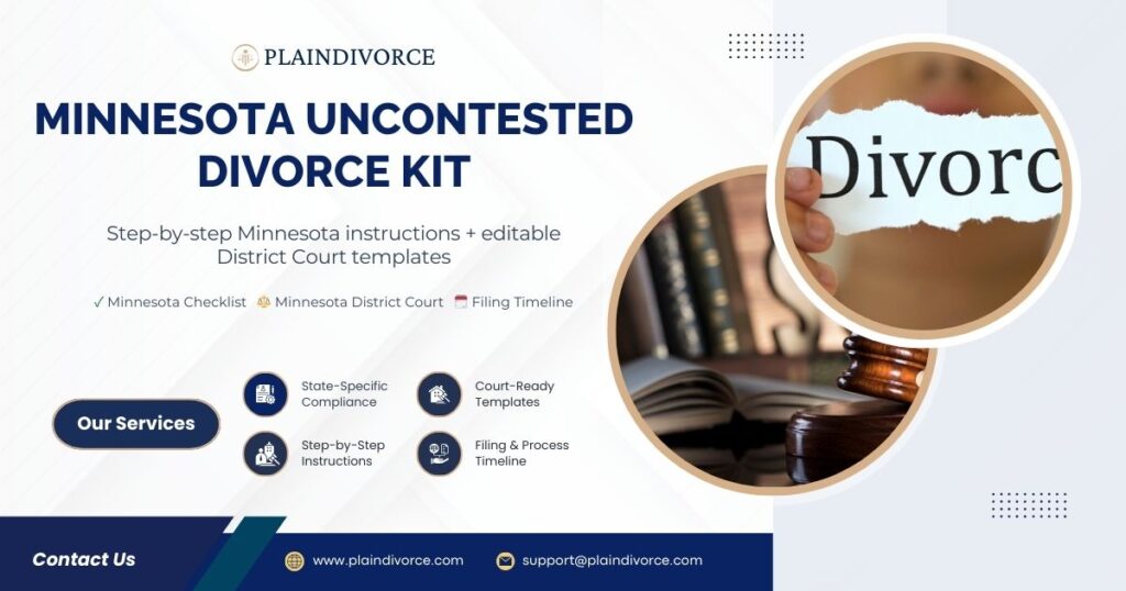 Minnesota Uncontested Divorce Kit