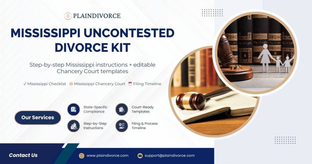 Mississippi Uncontested Divorce Kit