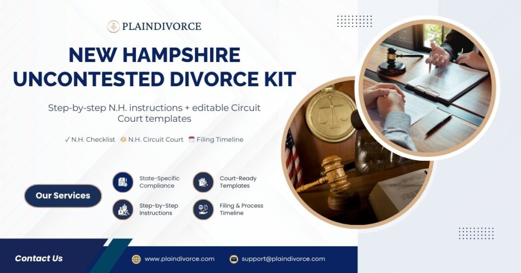 New Hampshire Uncontested Divorce Kit