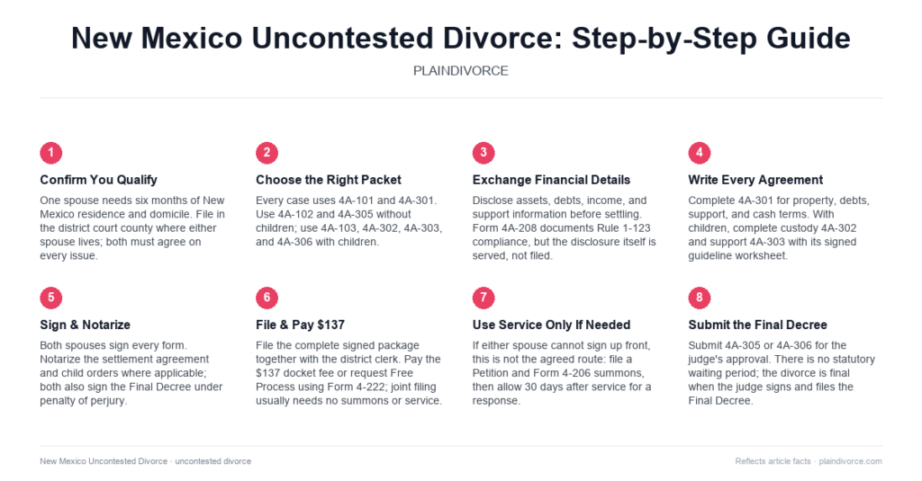 Guide to Uncontested Divorce in New Mexico