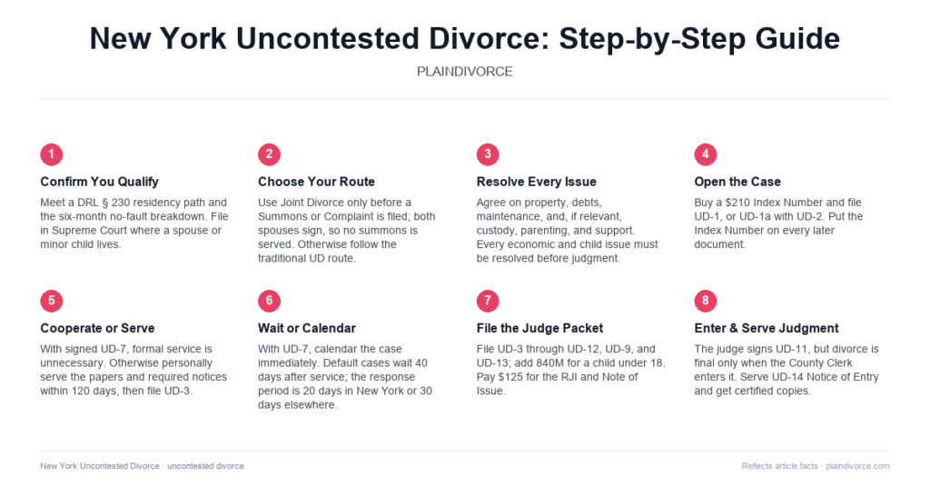 Guide to Uncontested Divorce in New York