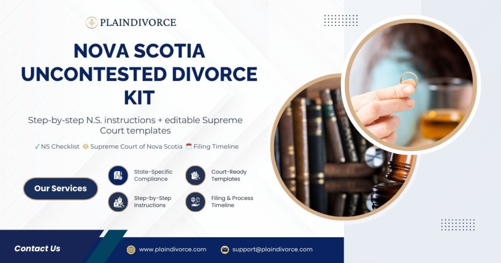 Nova Scotia Uncontested Divorce Kit