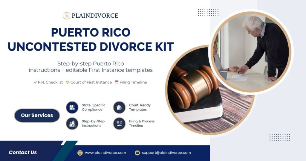 Puerto Rico Uncontested Divorce Kit