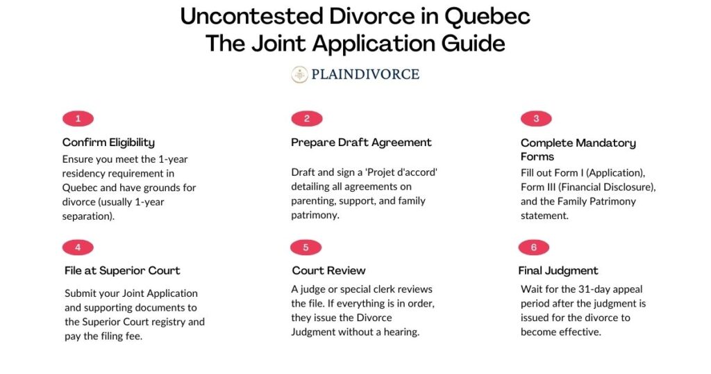 Guide to Uncontested Divorce in Quebec