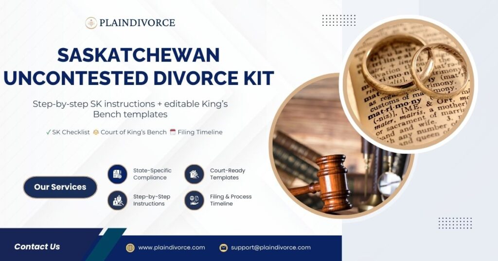 Saskatchewan Uncontested Divorce Kit