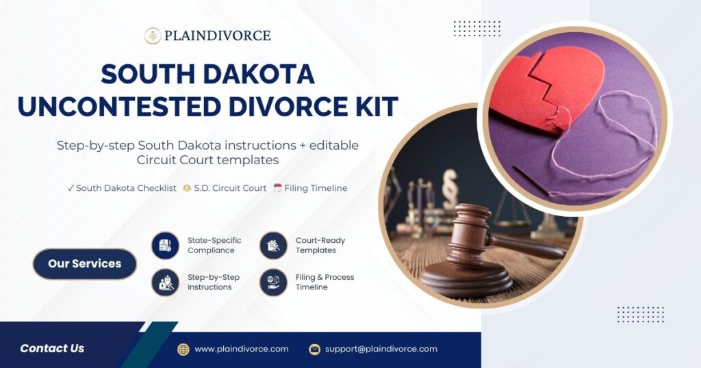 South Dakota Uncontested Divorce Kit