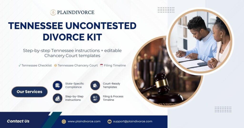 Tennessee Uncontested Divorce Kit