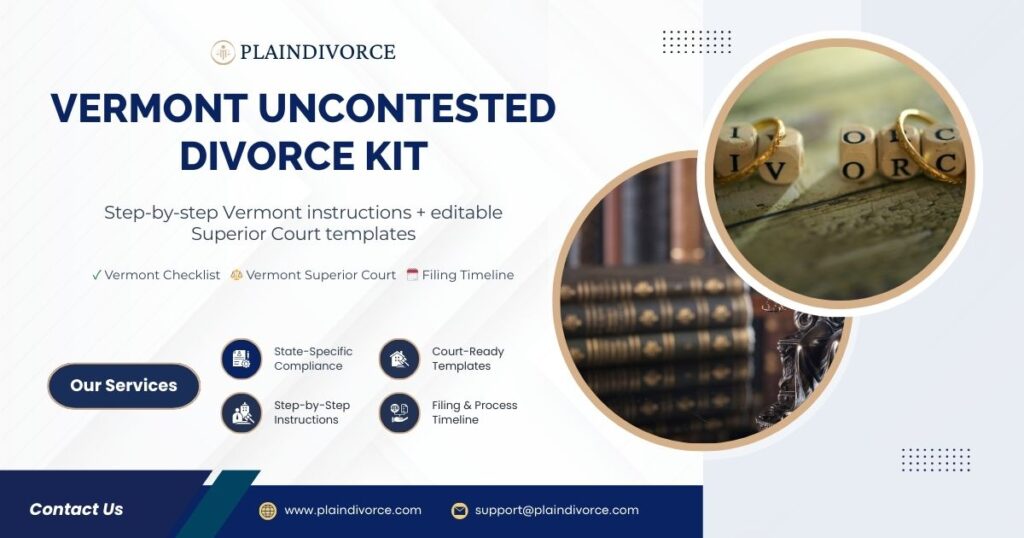Vermont Uncontested Divorce Kit