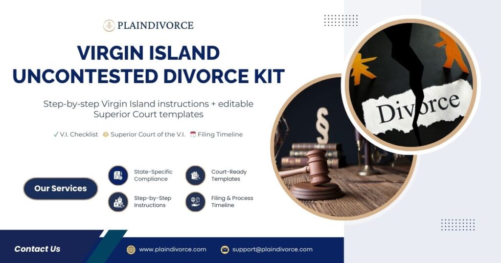 Virgin Islands Uncontested Divorce Kit