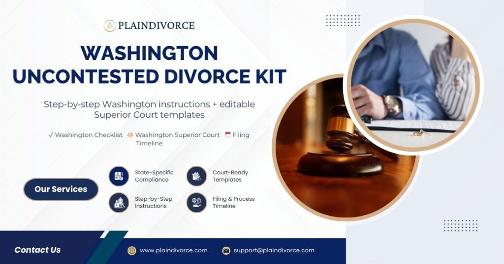 Washington Uncontested Divorce Kit