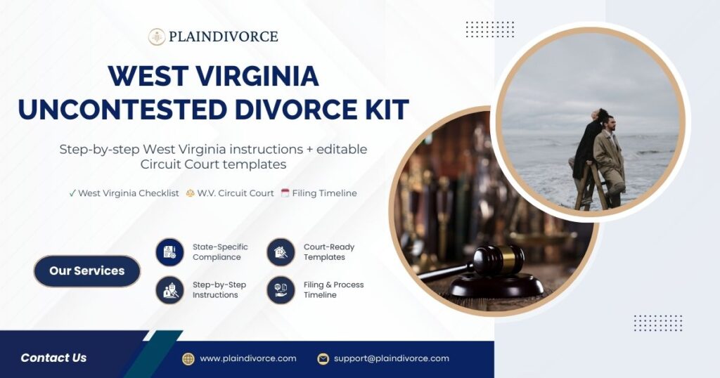 West Virginia Uncontested Divorce Kit