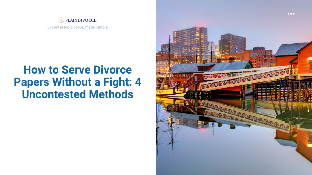 How to Serve Divorce Papers Without a Fight: 4 Uncontested Methods