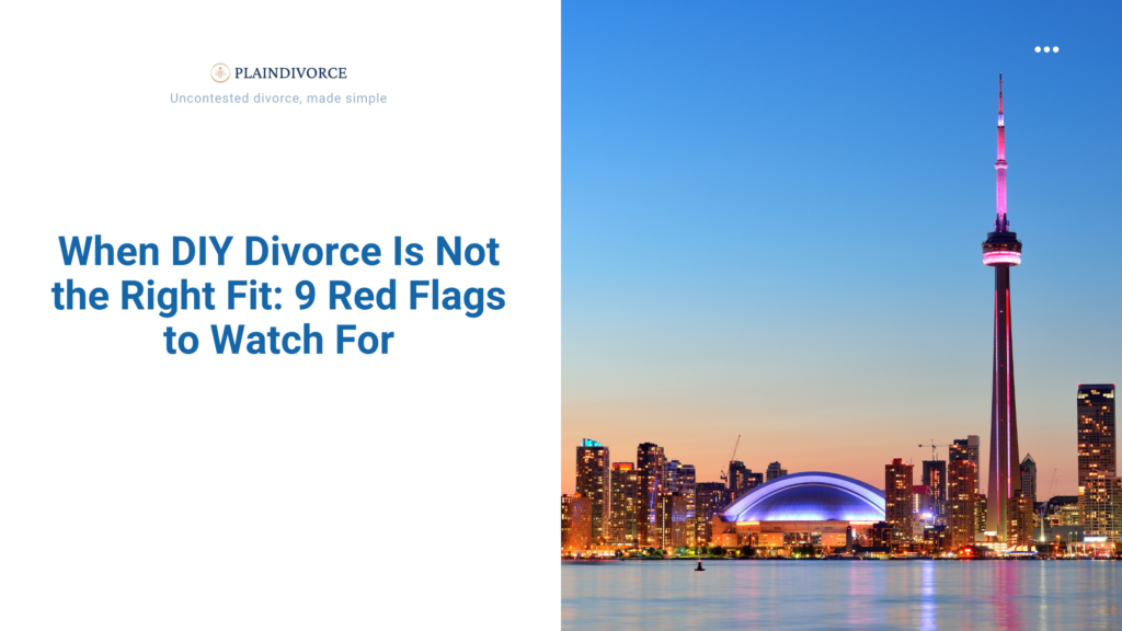 When DIY Divorce Is Not the Right Fit: 10 Red Flags to Watch For